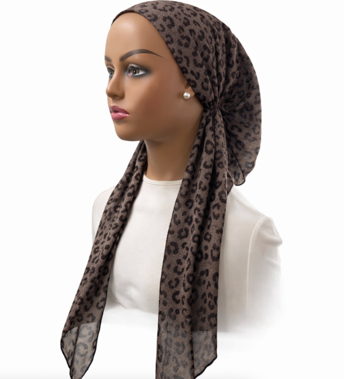 headscarf closed mesh knit