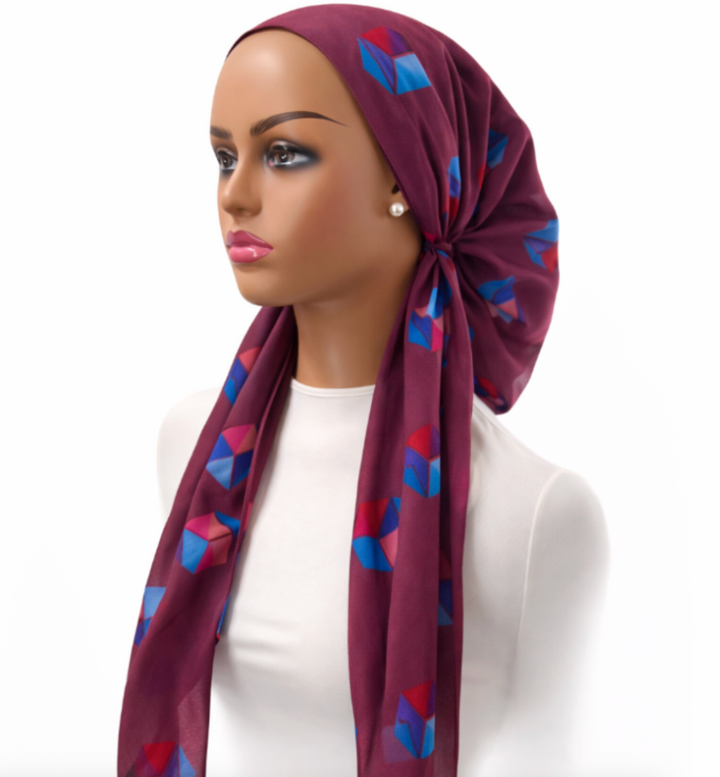 headscarf closed sugar prism