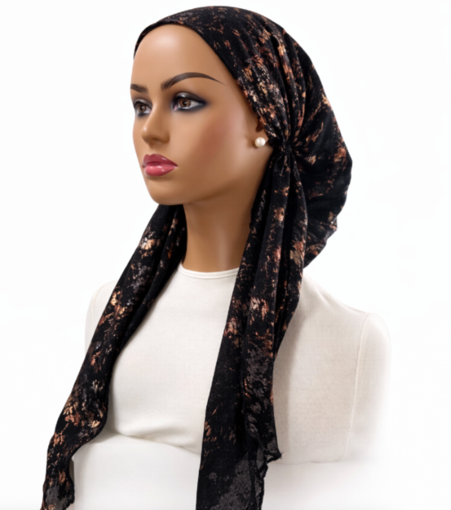 headscarf open marbled husk
