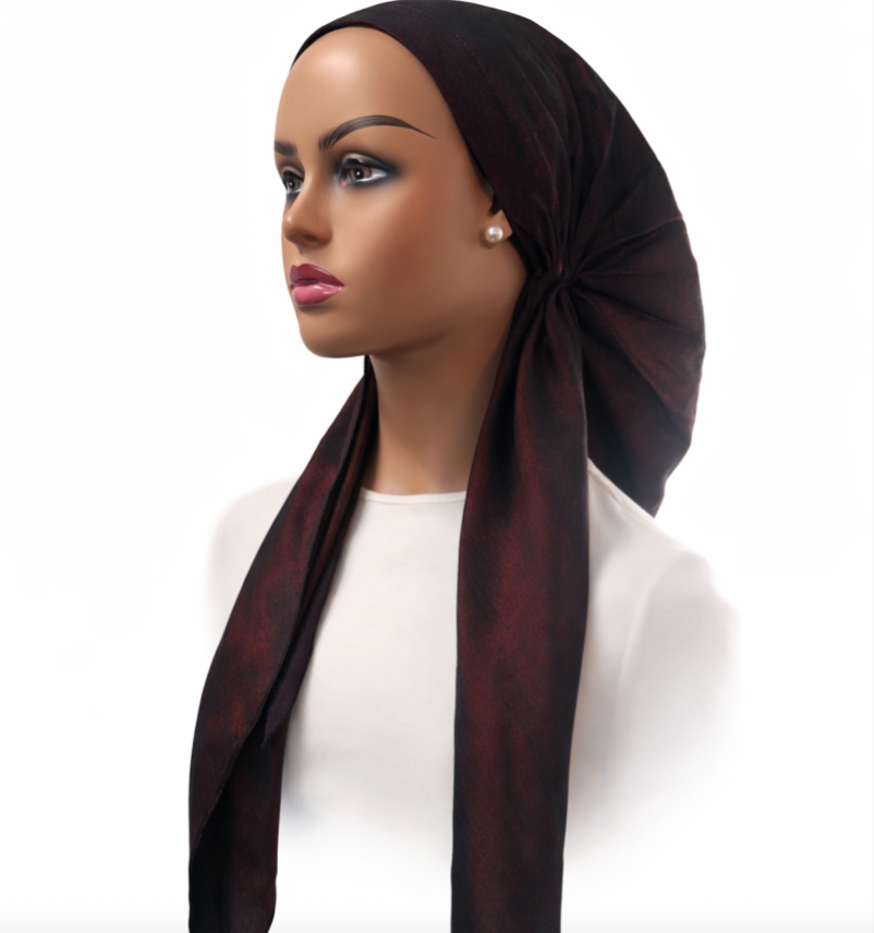 headscarf open tonebound solid