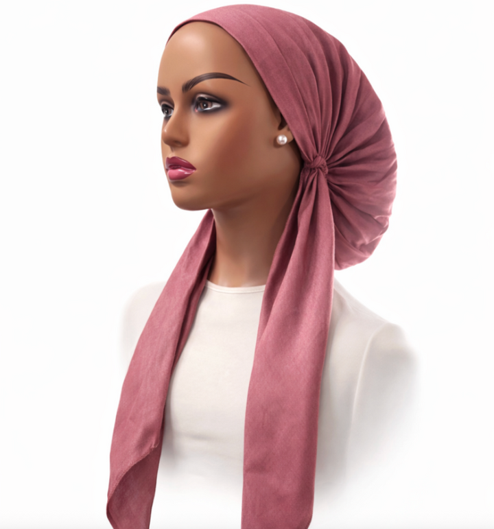 headscarf open tonebound solid