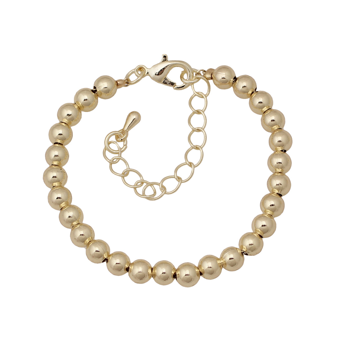 bracelet gold/silver balls