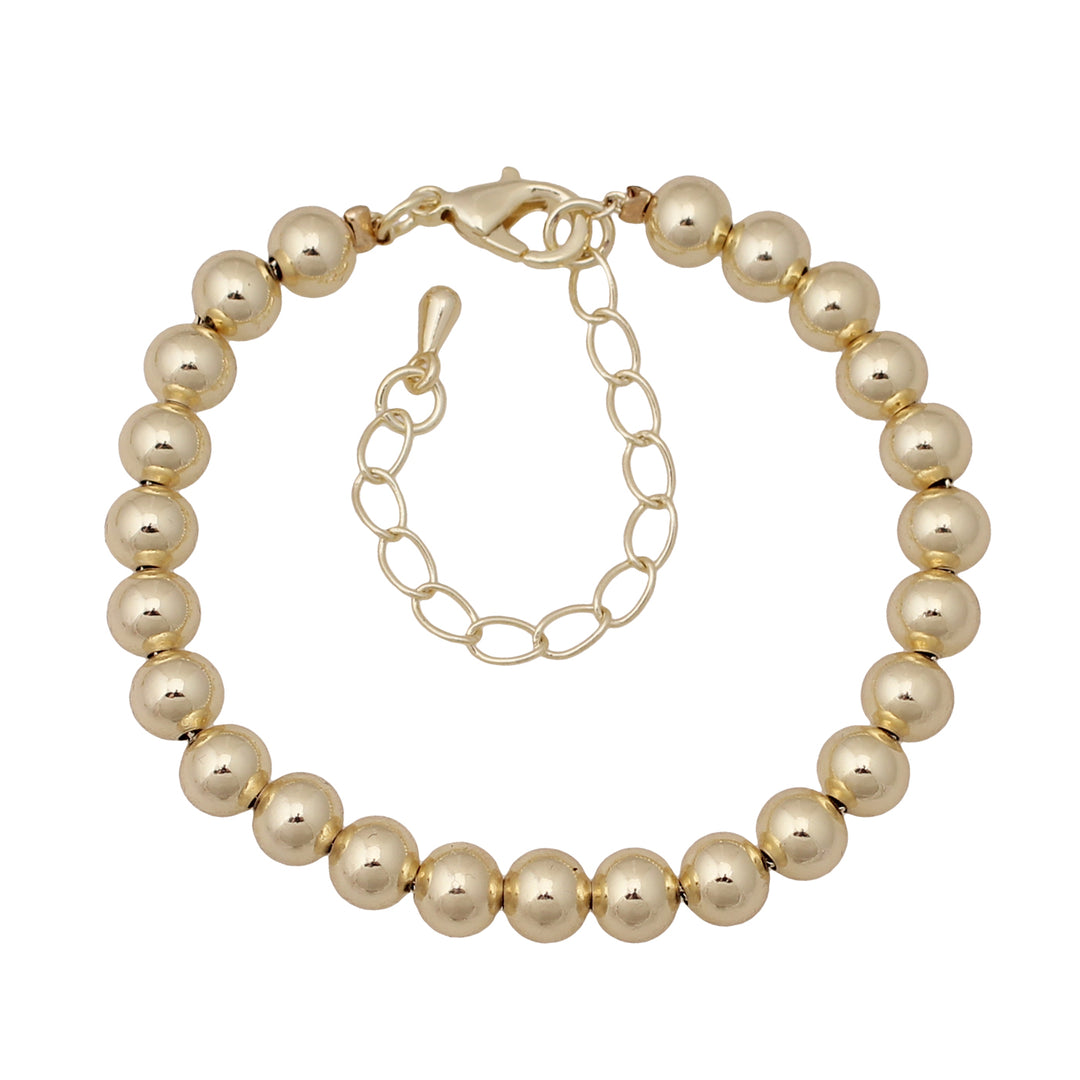 bracelet gold/silver balls