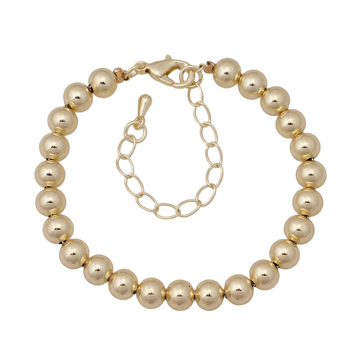 bracelet gold/silver balls