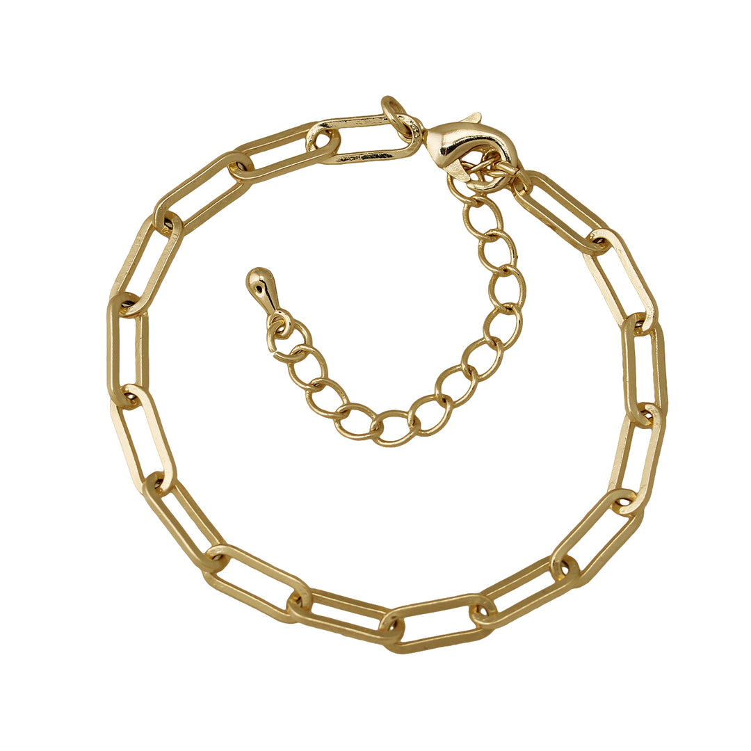 bracelet fine paperclip chain