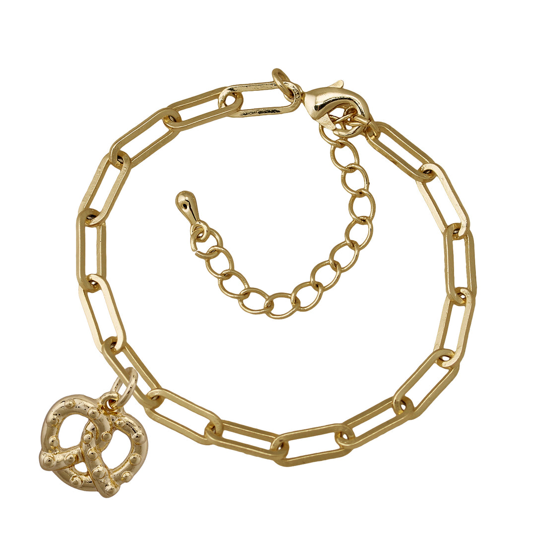 bracelet paperclip chain w charm