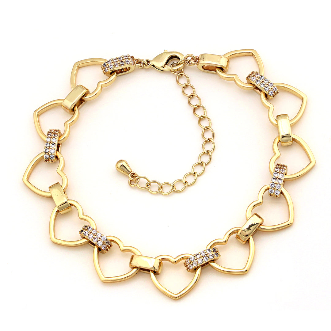 bracelet heart link