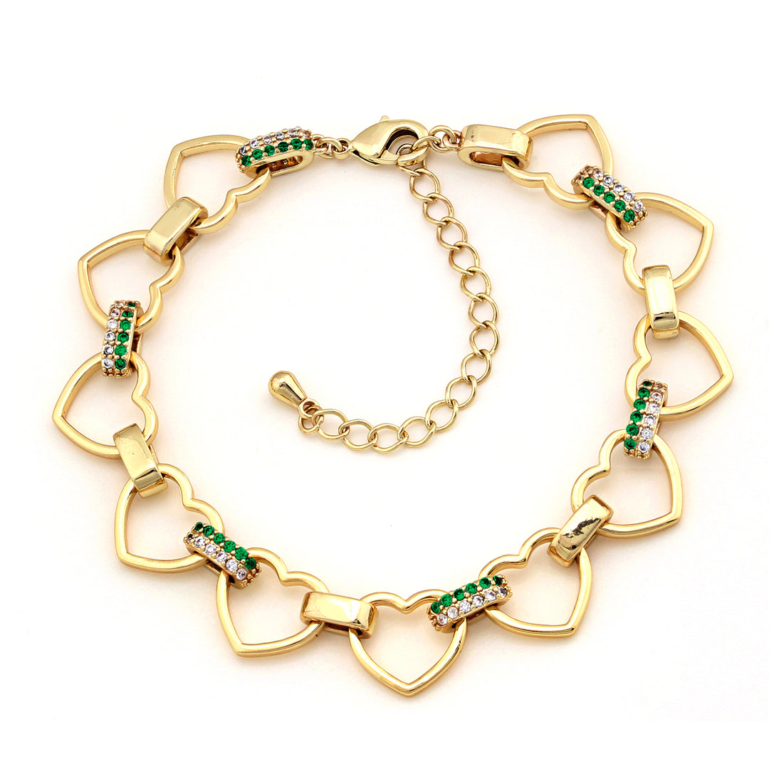 bracelet heart link