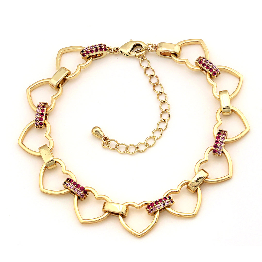 bracelet heart link