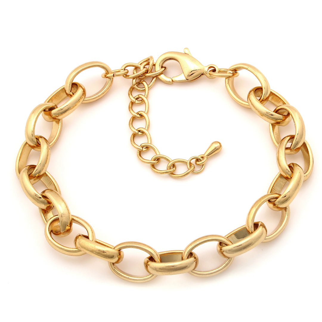 bracelet classy oval links