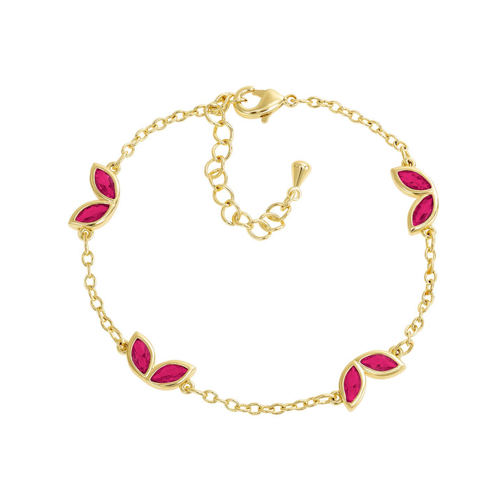 bracelet blossoming leaves