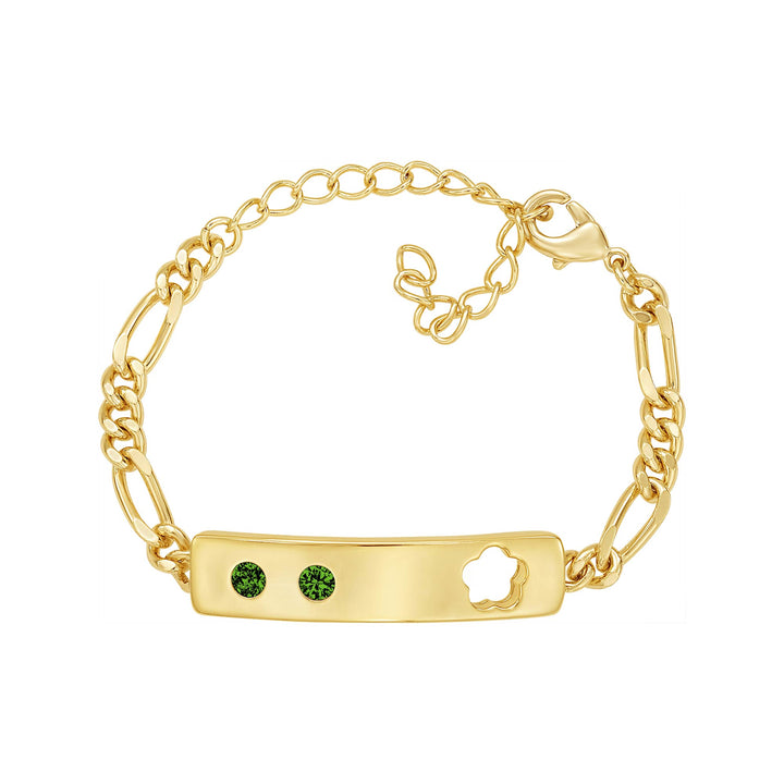 bracelet hole-punched flower bar