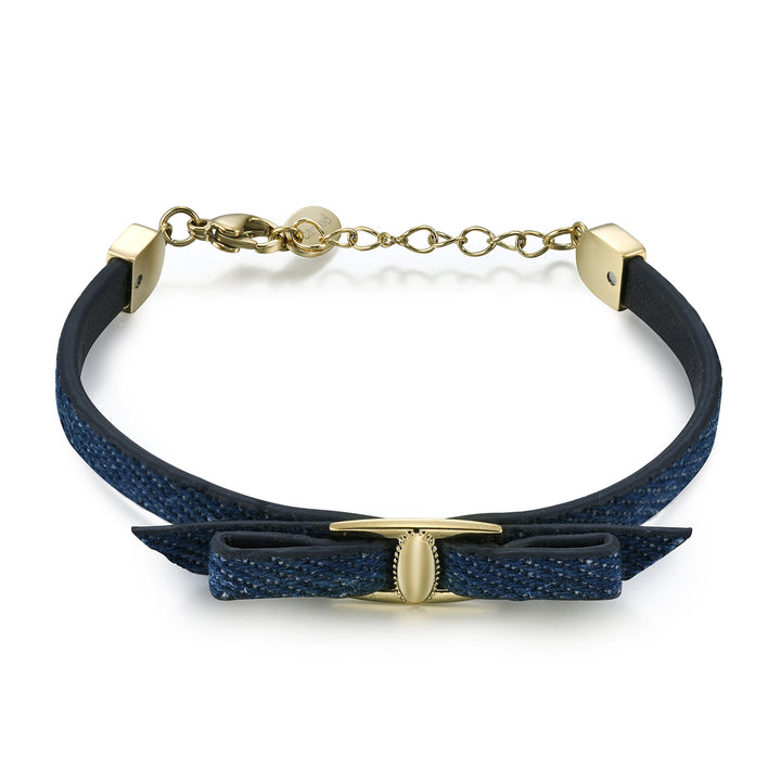 bracelet leather band bow