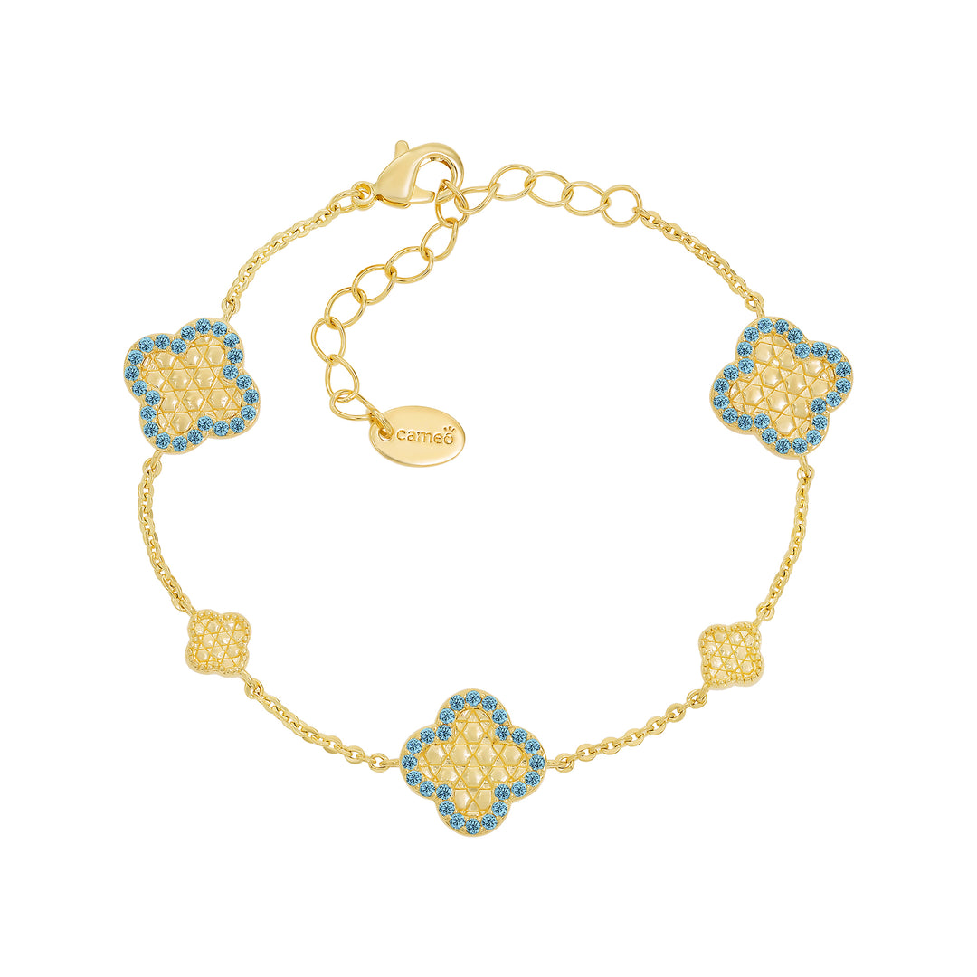 bracelet honeycomb clover