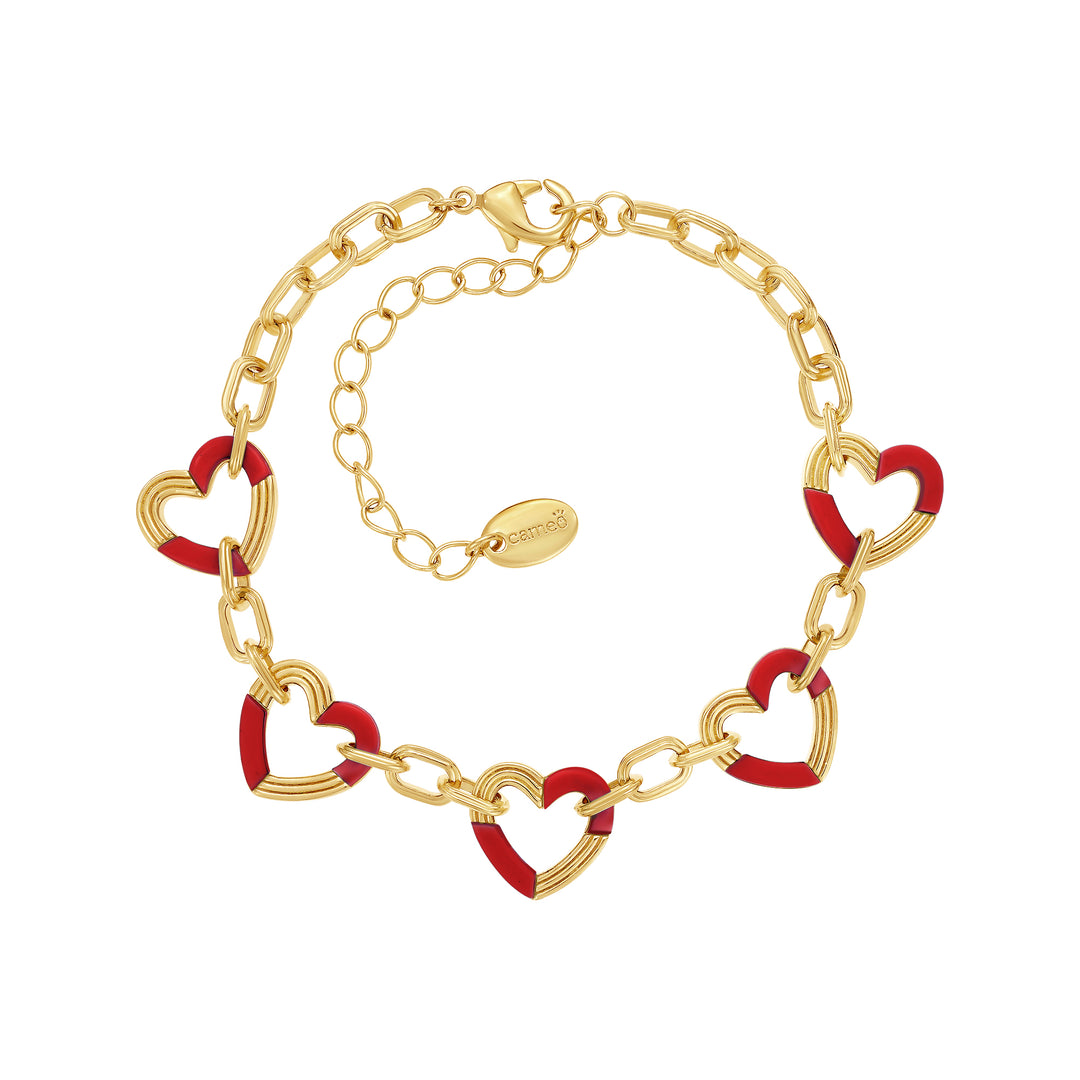 bracelet patternlock hearts link