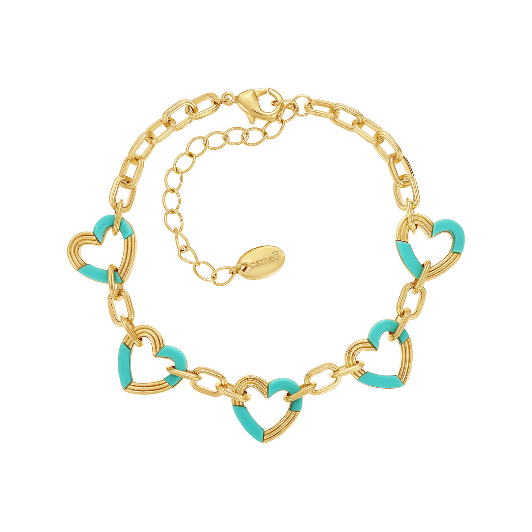 bracelet patternlock hearts link