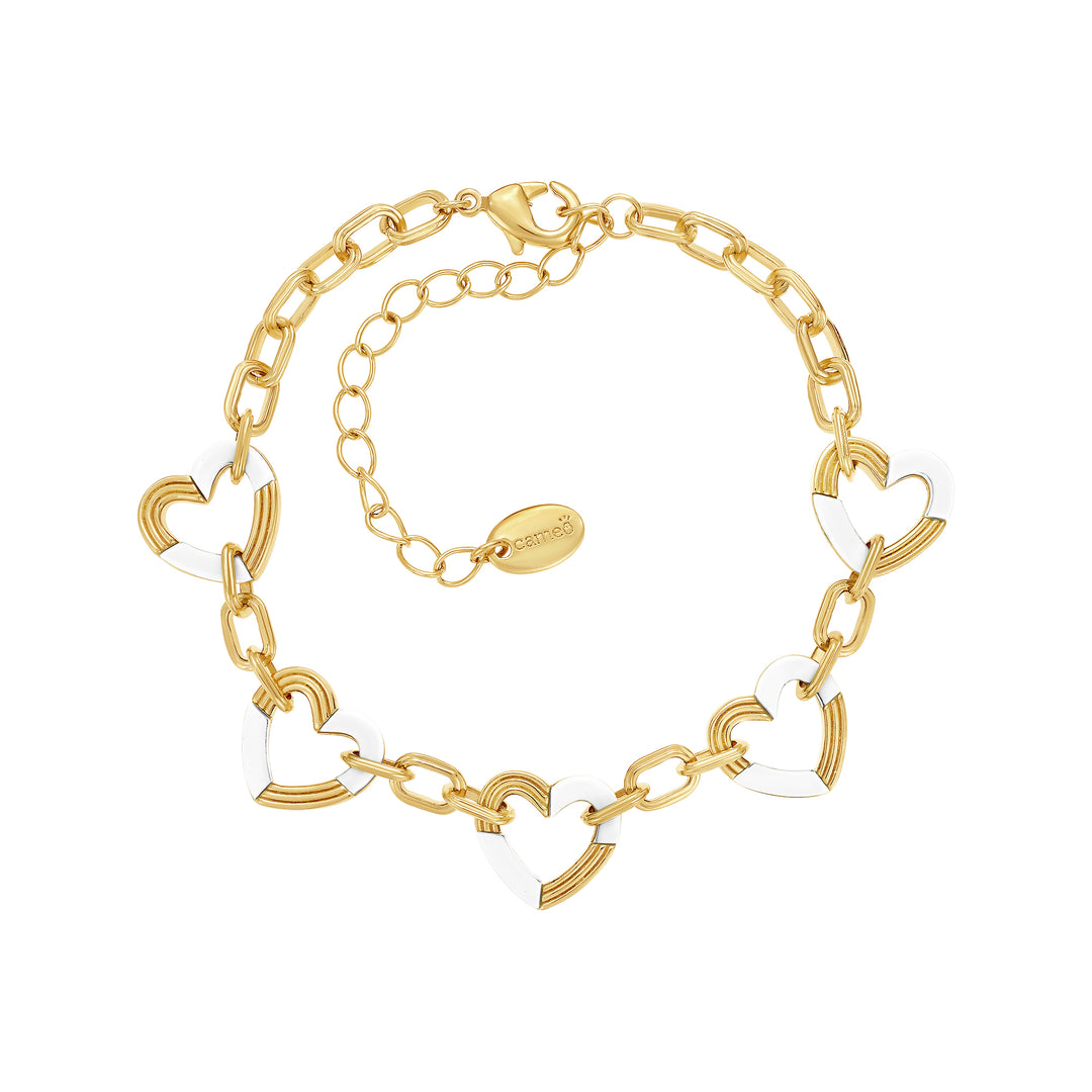 bracelet patternlock hearts link