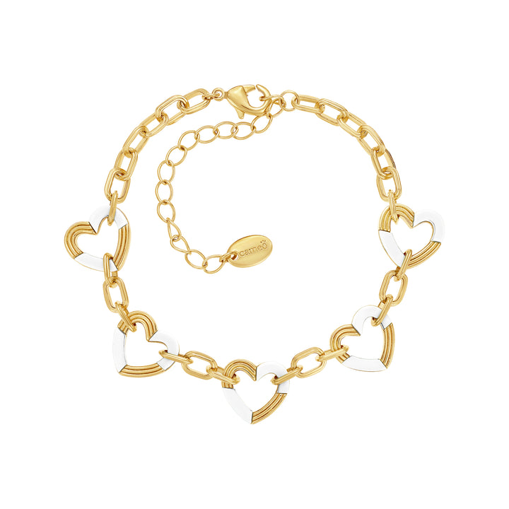 bracelet patternlock hearts link