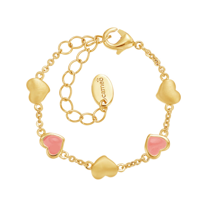 bracelet leaning hearts