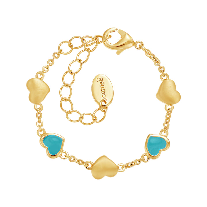 bracelet leaning hearts