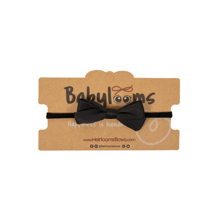 baby band satin bow