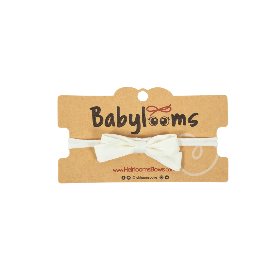 baby band satin bow