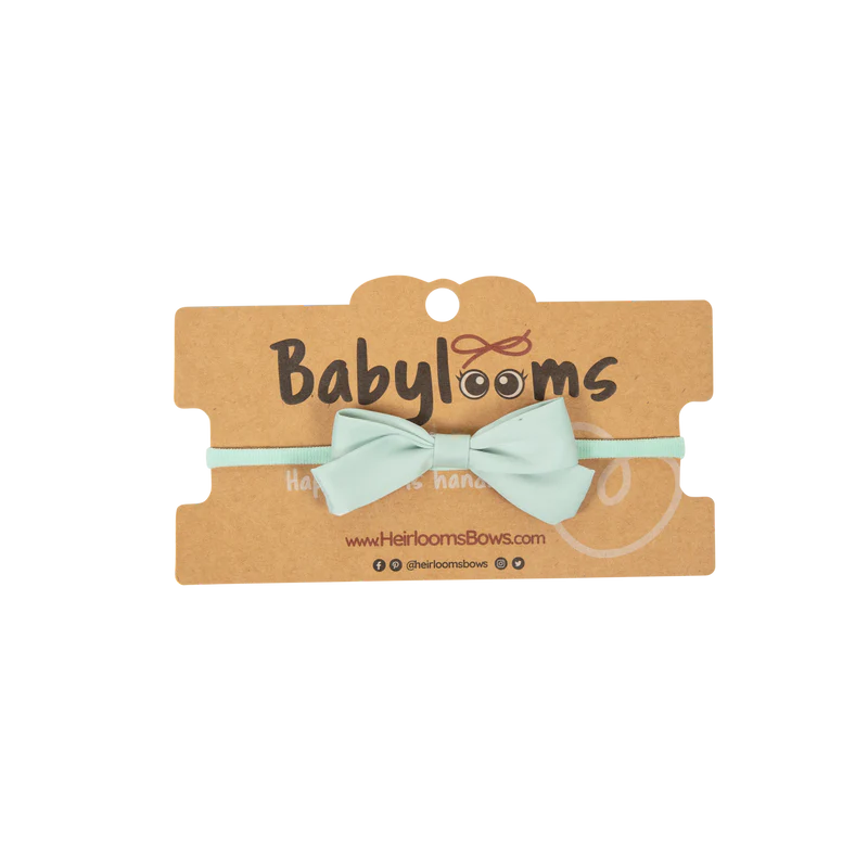 baby band satin bow