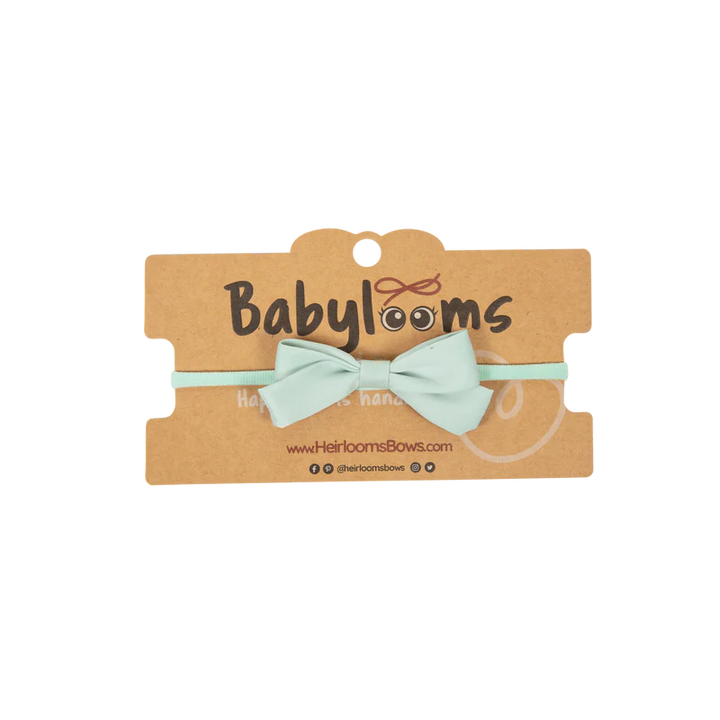 baby band satin bow