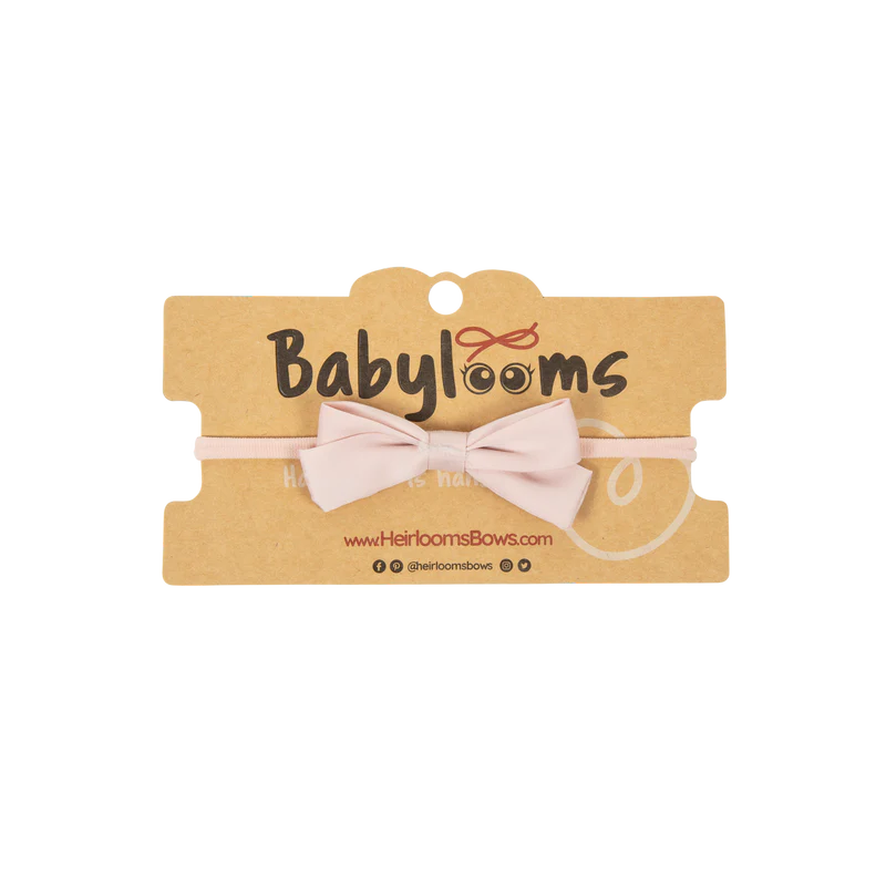 baby band satin bow