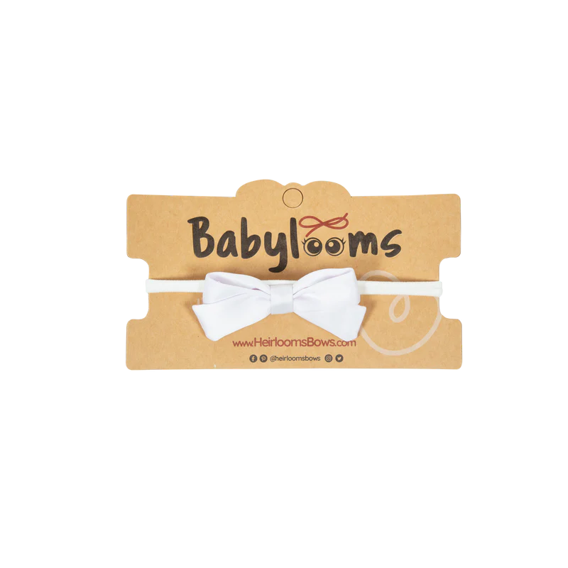 baby band satin bow