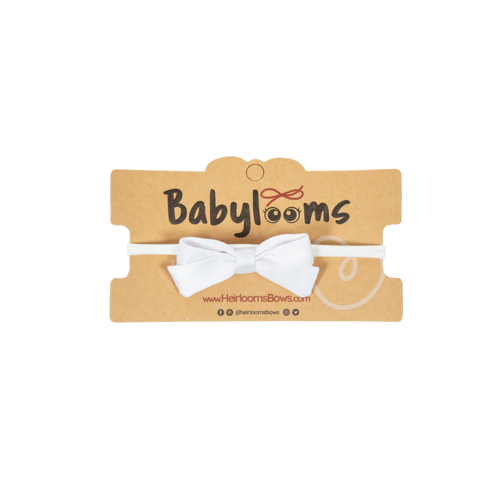 baby band satin bow