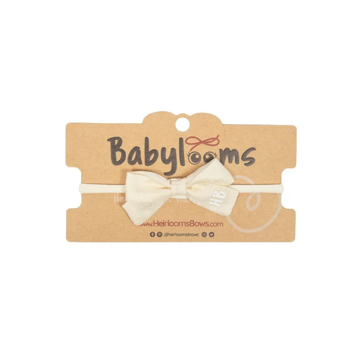 baby band satin sparkle bow