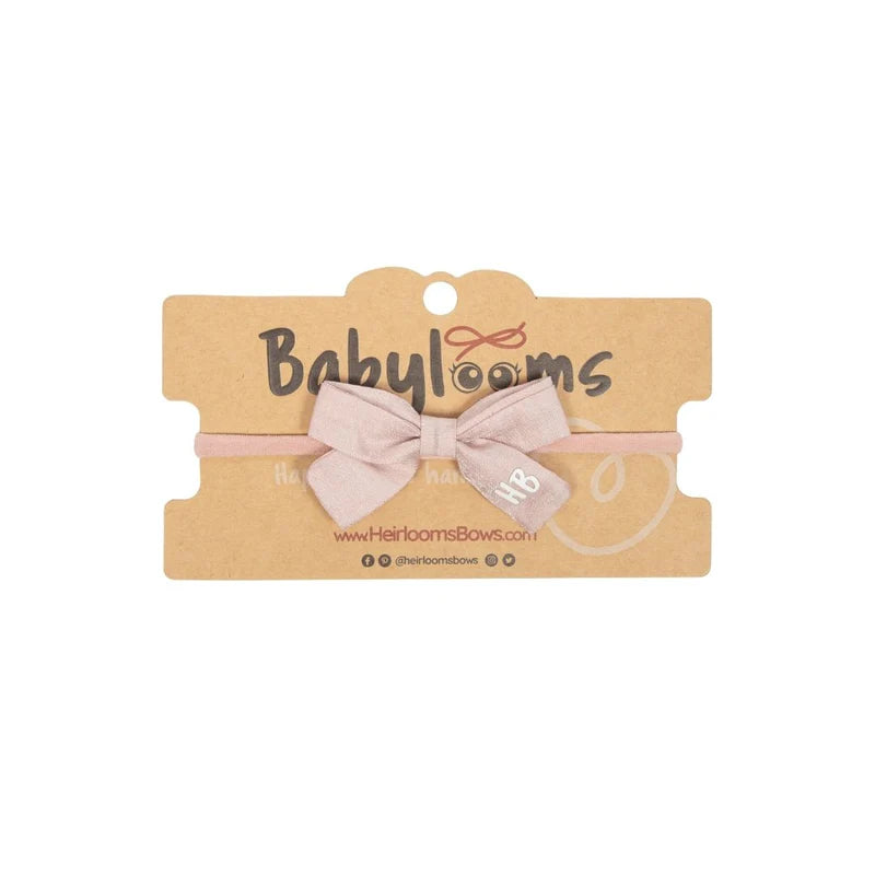 baby band satin sparkle bow