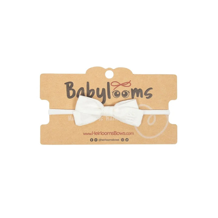 baby band satin sparkle bow