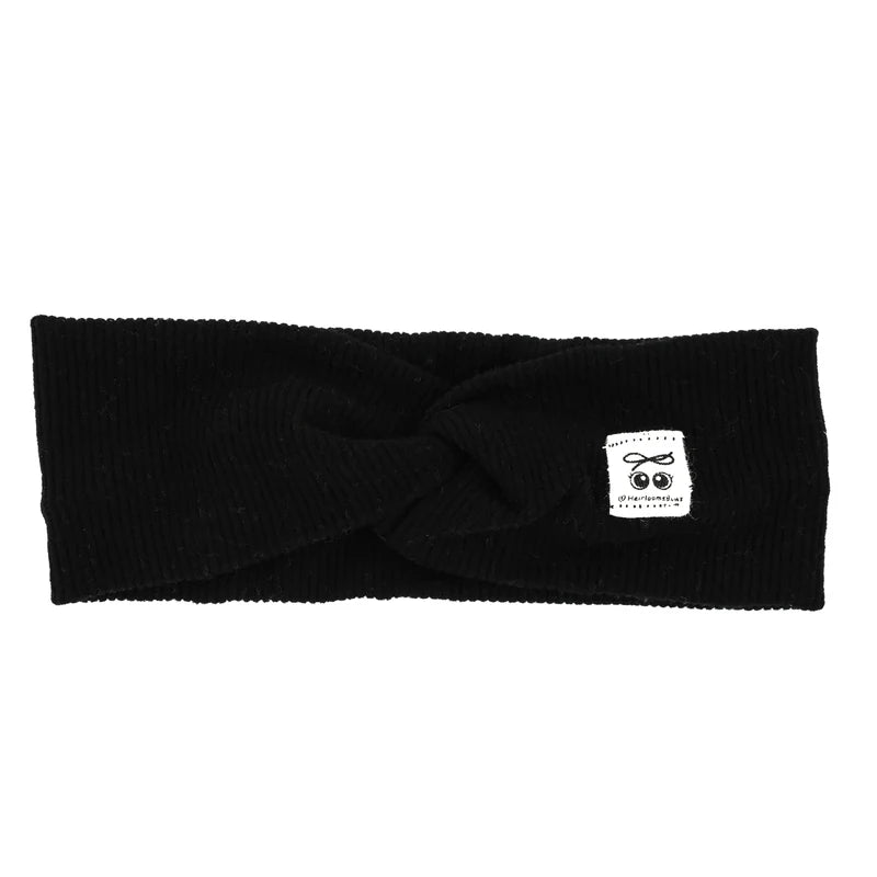 sweatband brushed ribbed knot small