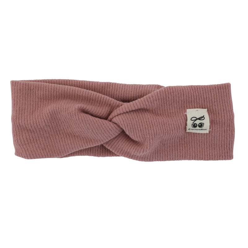 sweatband brushed ribbed knot small
