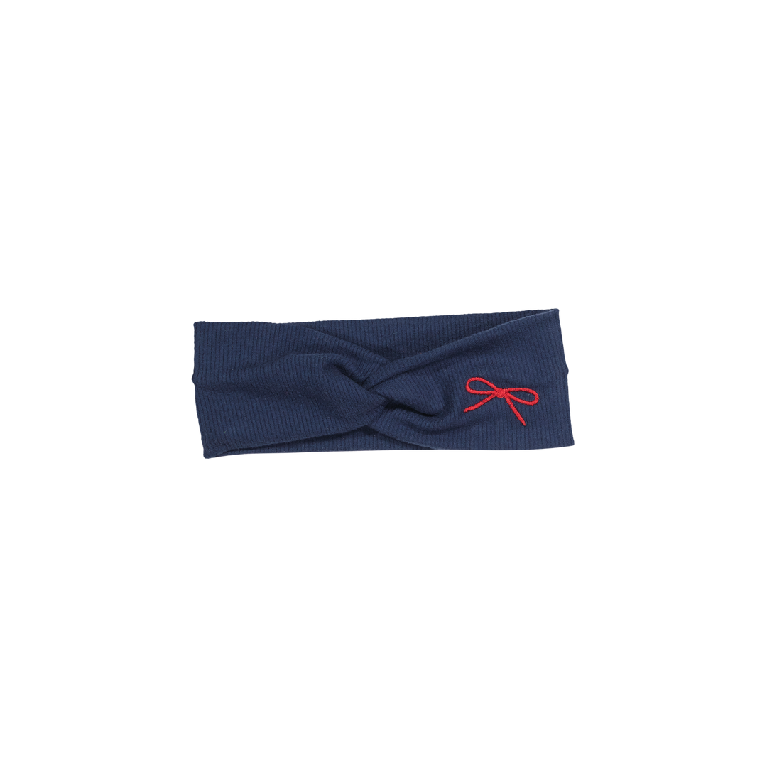 baby band embroidered twist bow