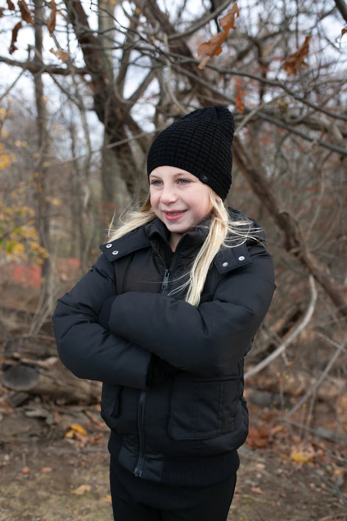 beanie waffle texture