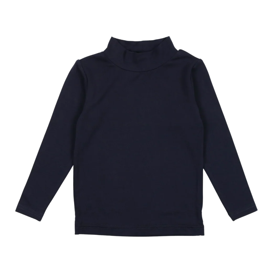 top l/s bamboo mockneck
