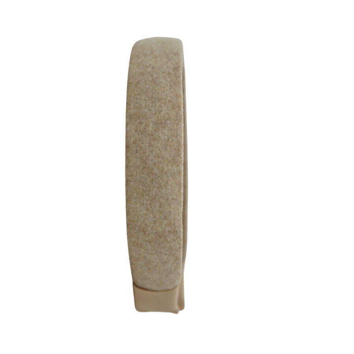headband flat brushed wool