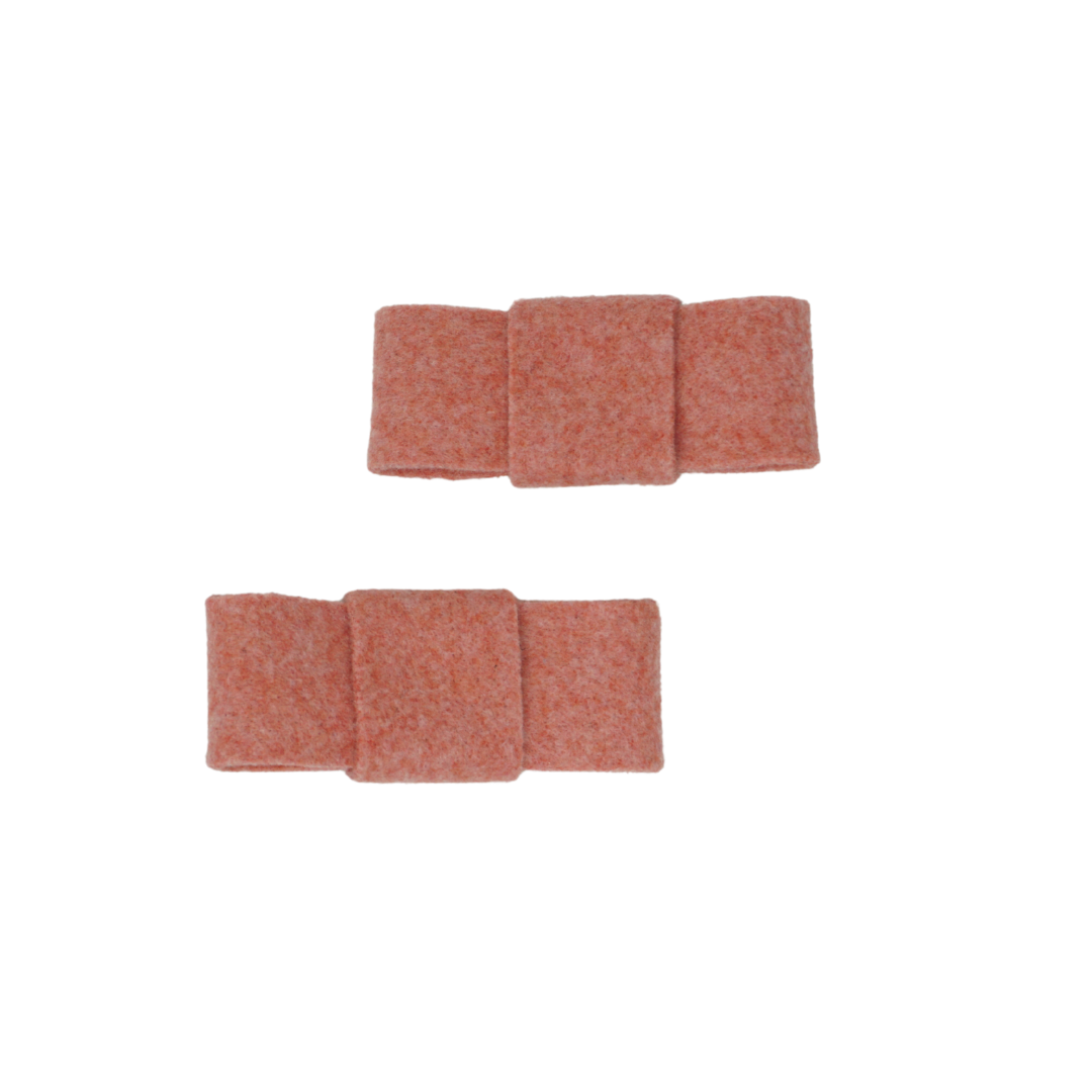 clip bow brushed wool set