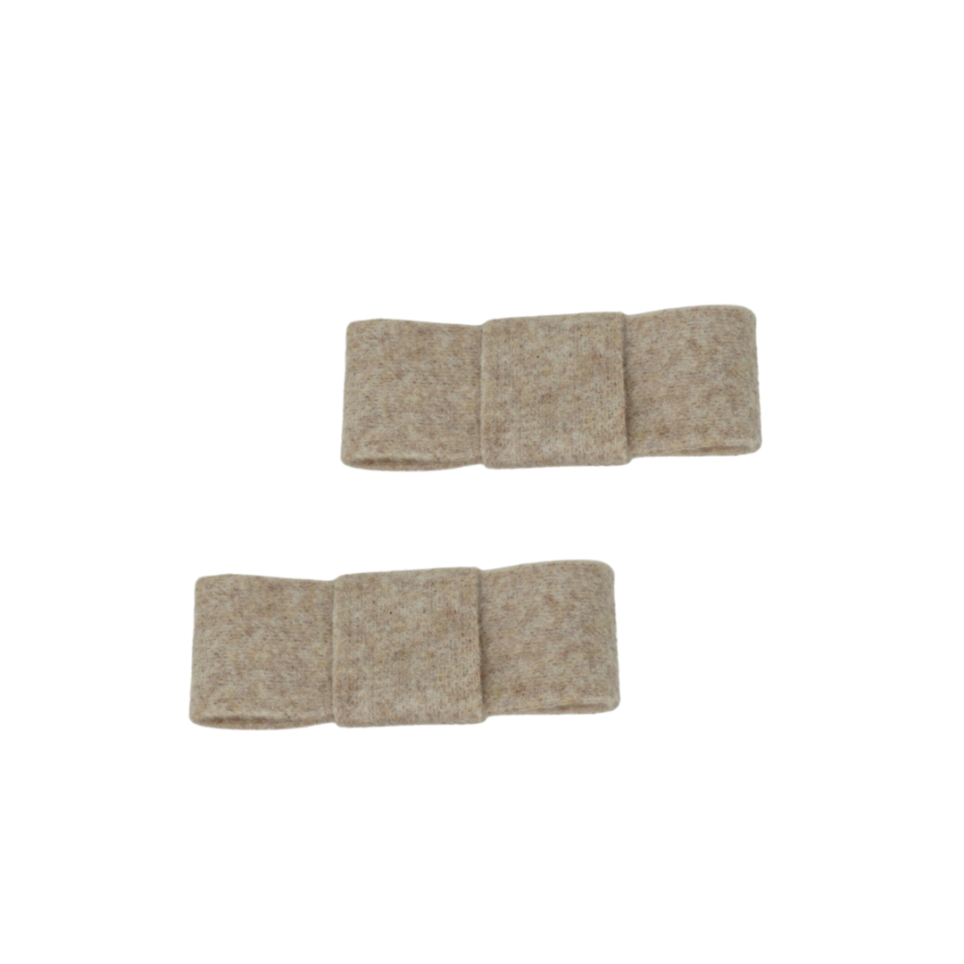 clip bow brushed wool set