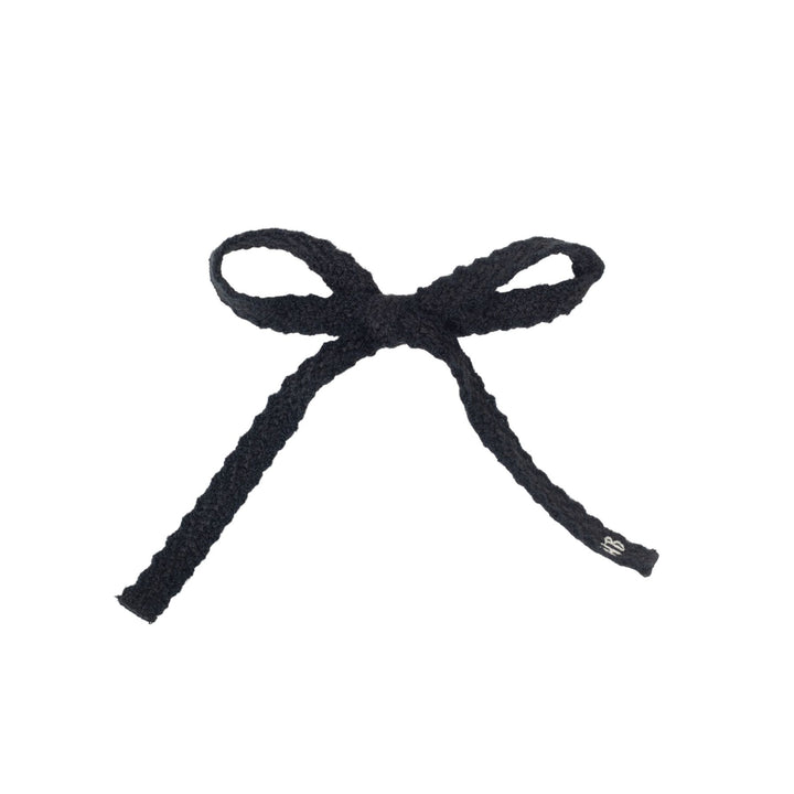clip woolen braid thin medium bow