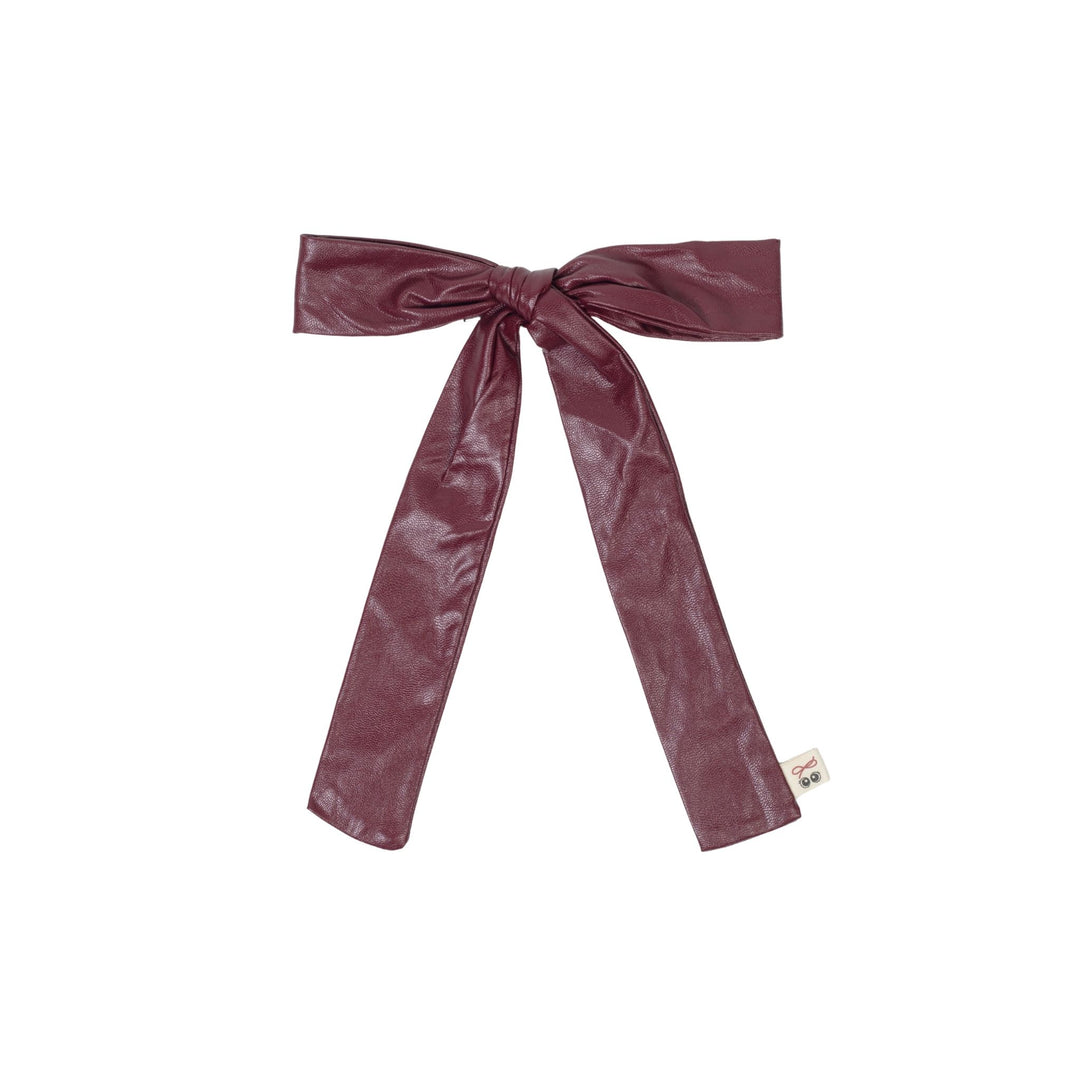 clip leather bow