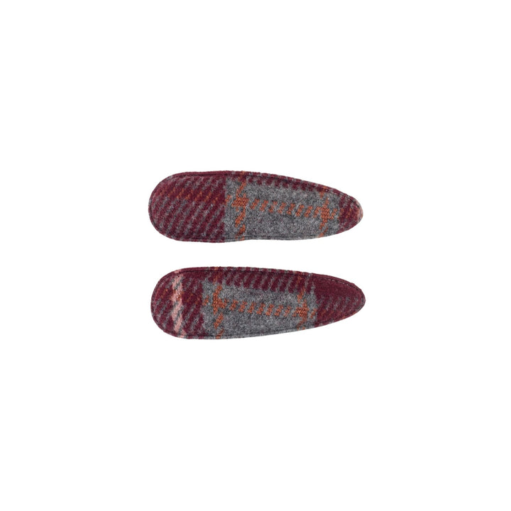 clip snap plaid covered set
