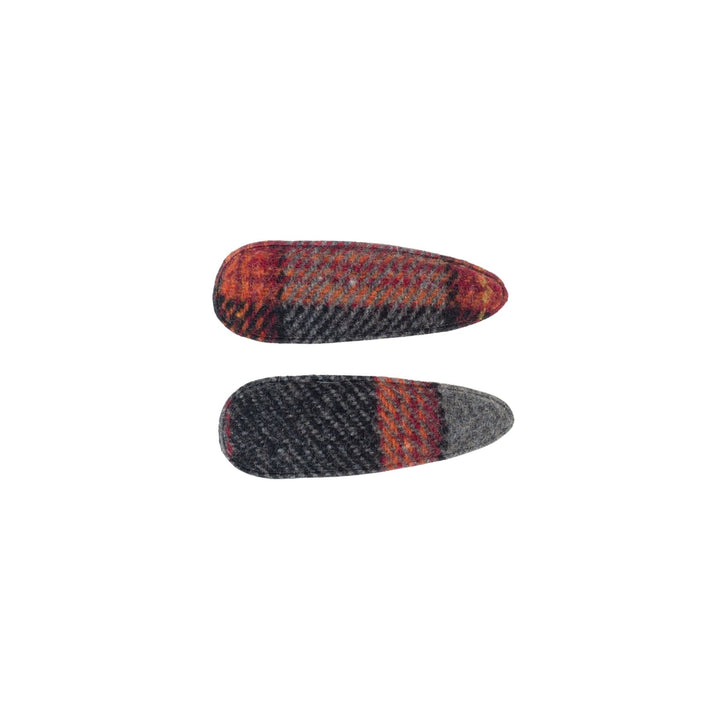 clip snap plaid covered set