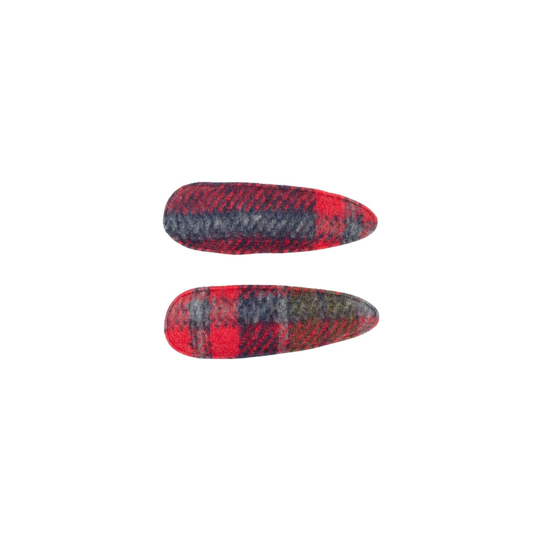 clip snap plaid covered set