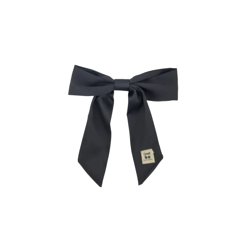 clip satin bow