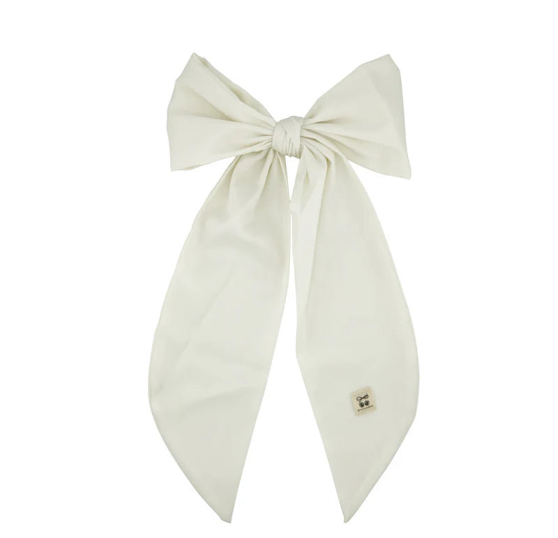 clip satin bow