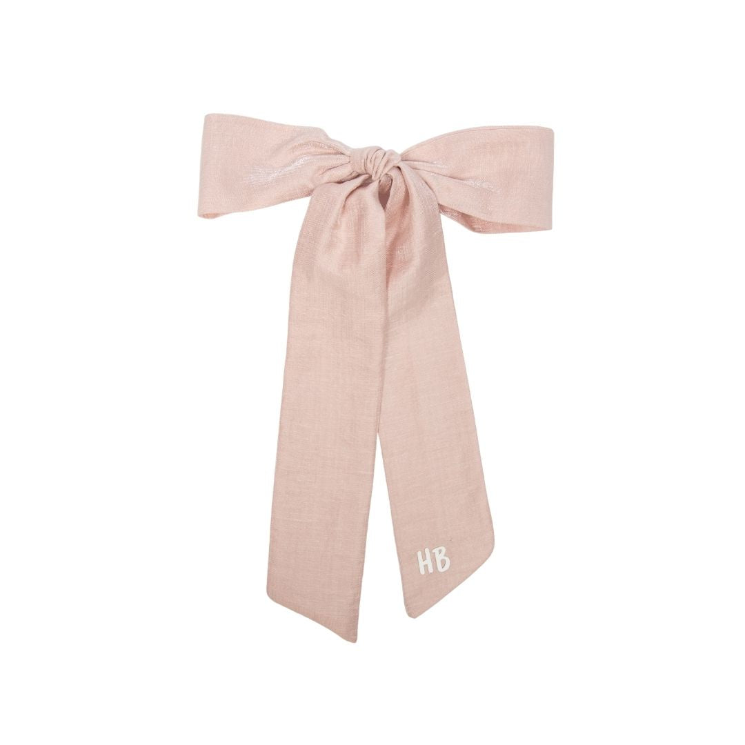 clip satin sparkle bow